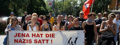 Antifa-Demo in Jena / 18.08.2007