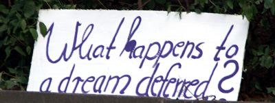 What heappens to a dream deferred?