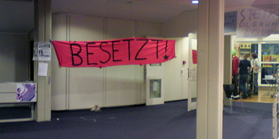 Freie Universität Berlin besetzt