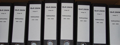 vollmachten in ordnern
