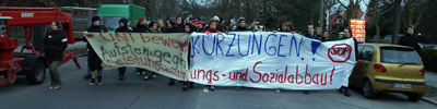 proteste an der fu