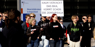 Proteste gegen Zensursula